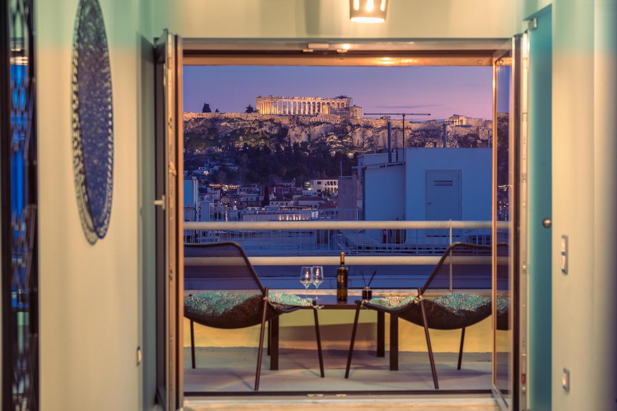 Acropolis View Mini Sky & Hot Tub * Athens